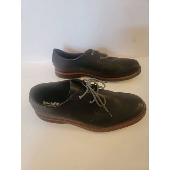 Timberland Earth Keepers Men\'s Black Leather Anti-Fatigue Chukka Boots Size 8.5